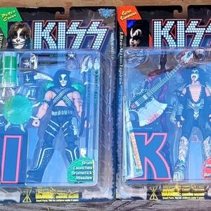 1997 McFarlane KISS Ultra Action Figures - Complete Set Of 4 - New Old Stock